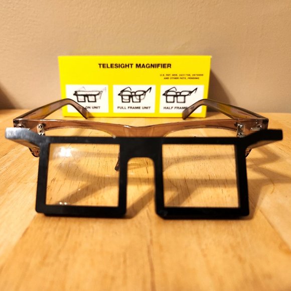 Telesight Headband Magnifying Glasses for Low Vision, Jewelers, Hobbies - Picture 2 of 3